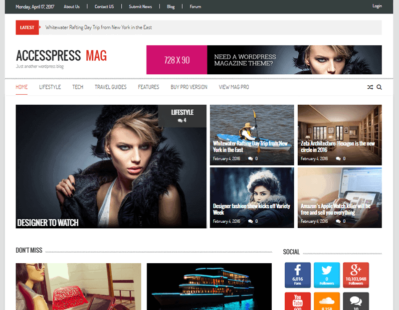 Accesspress Mag Theme