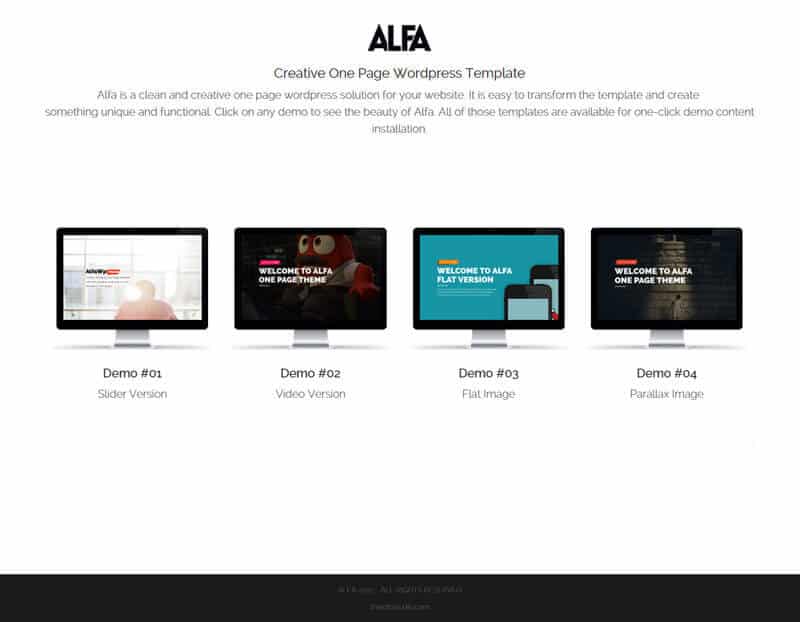 Alfa WordPress Theme