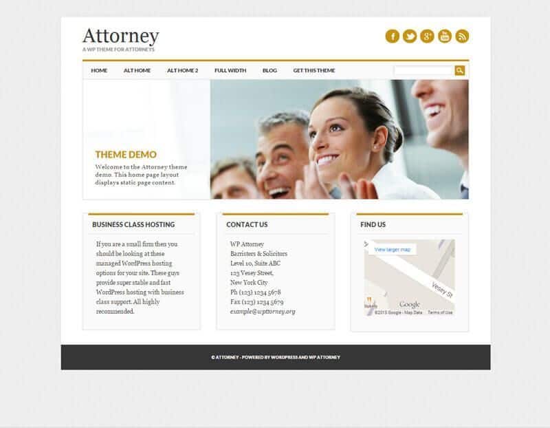 Attorney Theme by WordPress