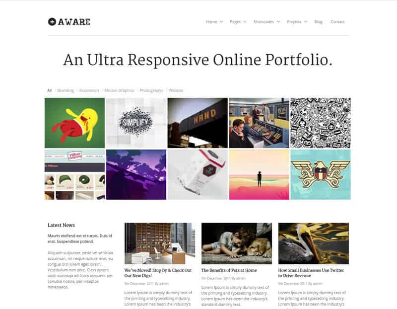 Aware WordPress Theme