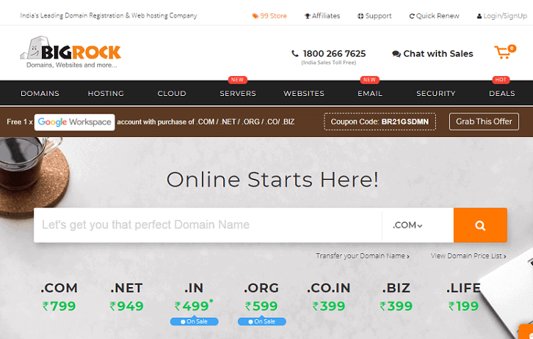 BigRock Web Hosting