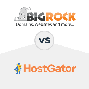 BigRock Vs HostGator