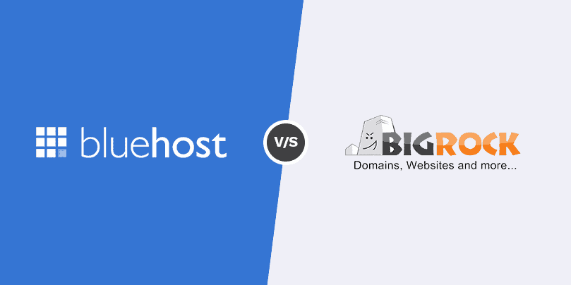 Bluehost vs Bigrock Review