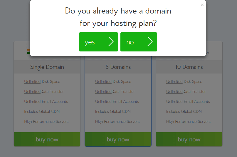 Choose Domain