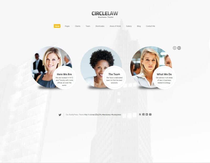 Circle Law WordPress Theme