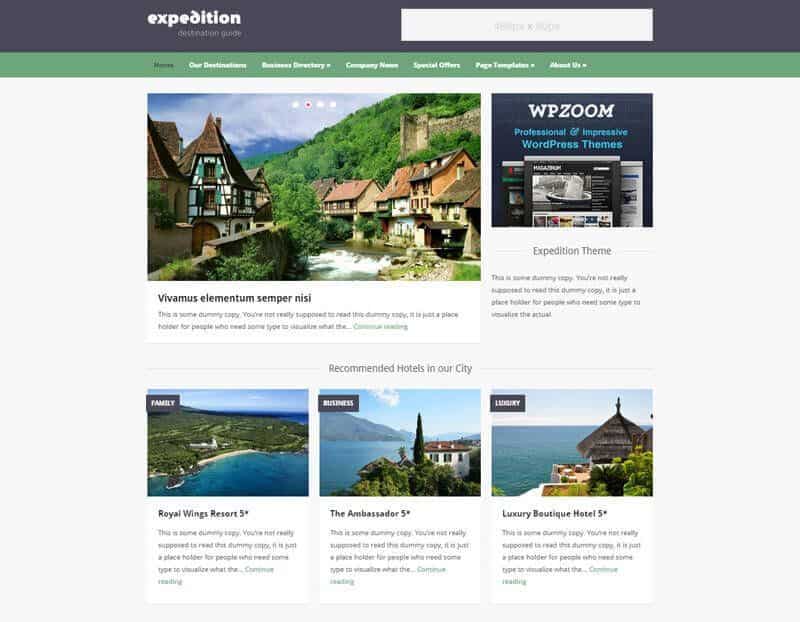 Expedition WordPress Theme