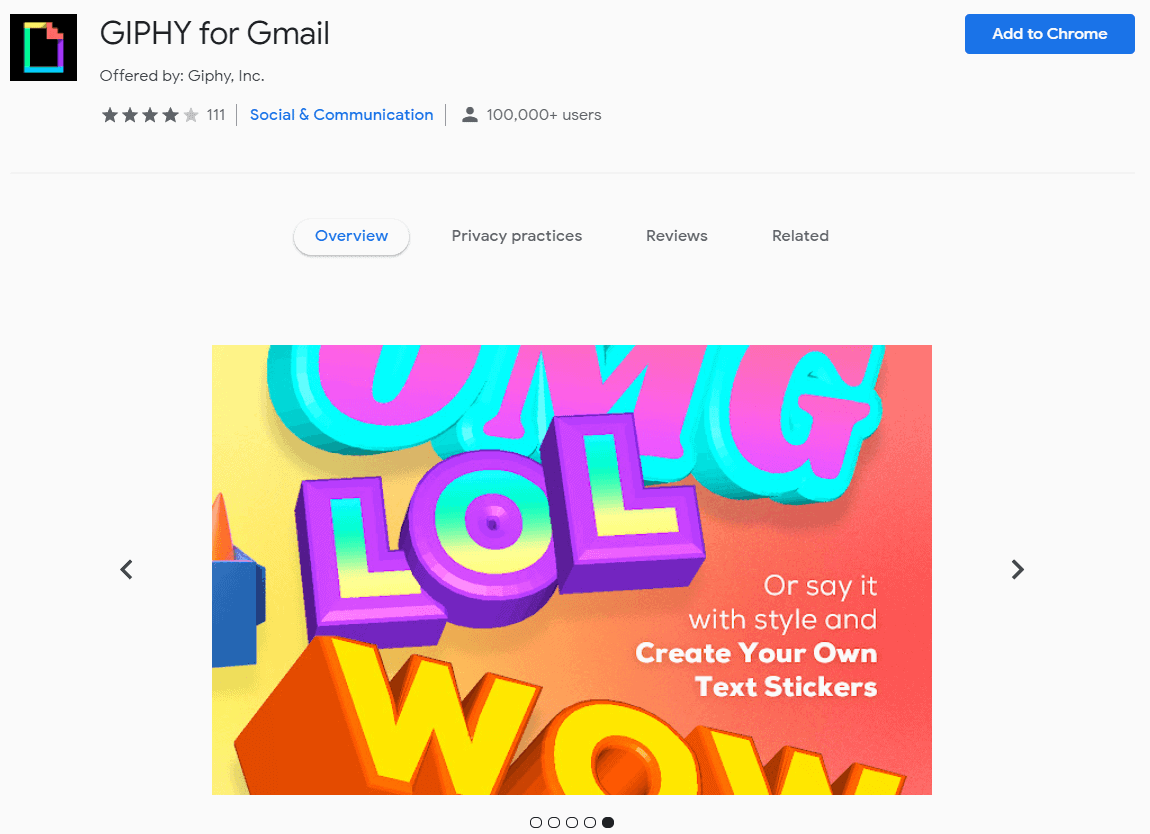 GIPHY for Gmail