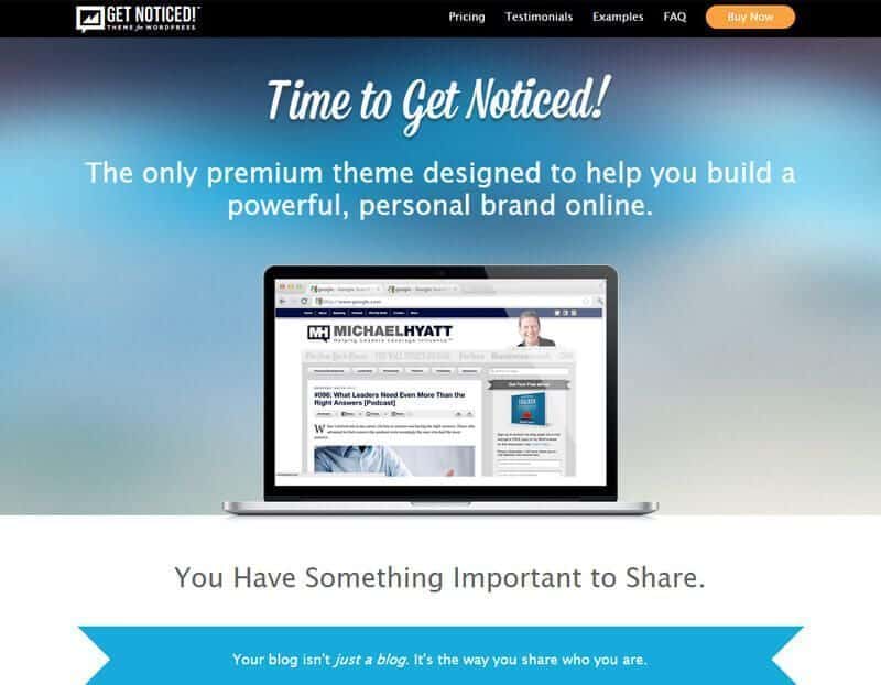 Get Noticed WordPress Theme