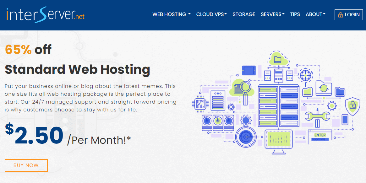 InterServer Web Hosting Plan