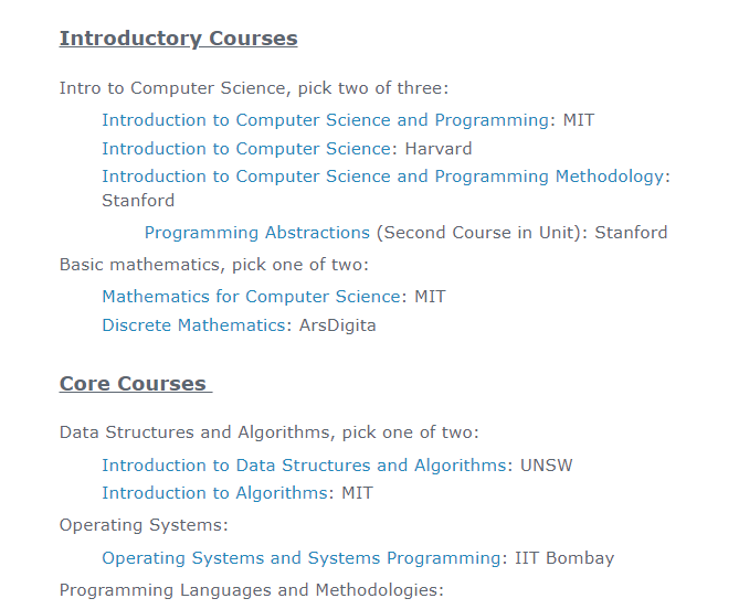 Introductory Course