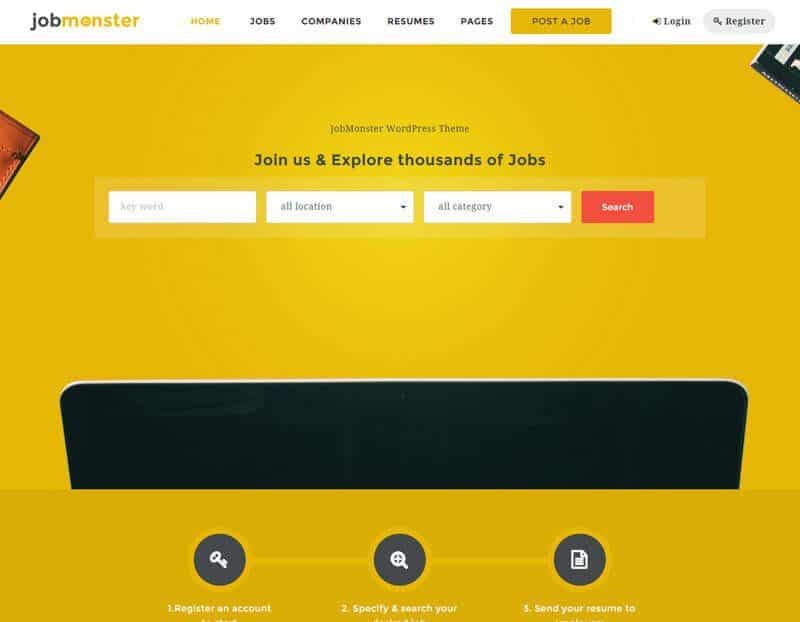 Jobmonster WordPress Theme