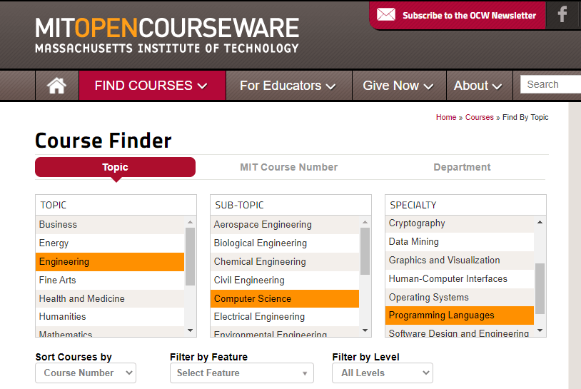 MIT OpenCourseWare