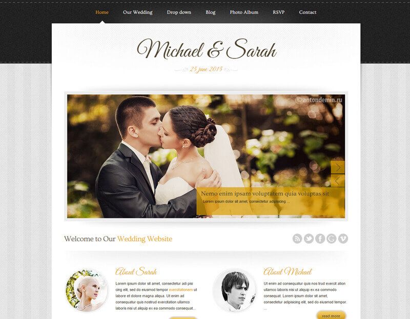 Marriage WordPress Theme