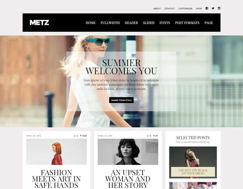 Metz WordPress Theme