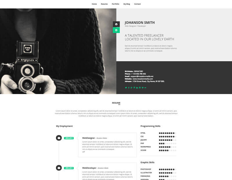 New WordPress Theme