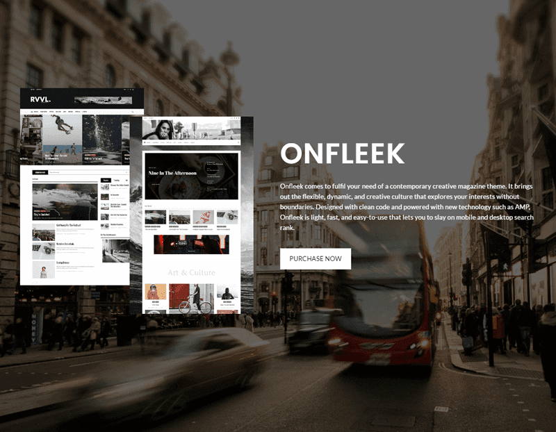 Onfleek Theme