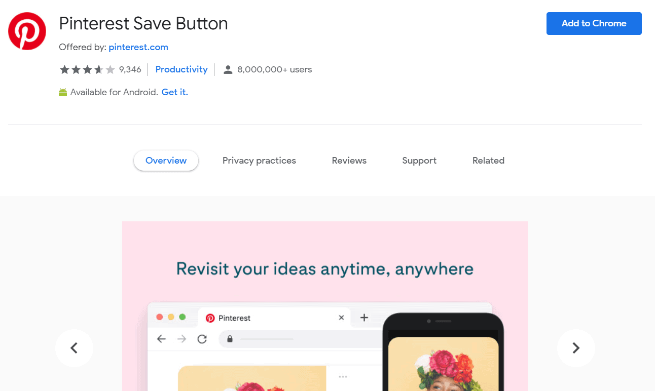 Pinterest Save Button