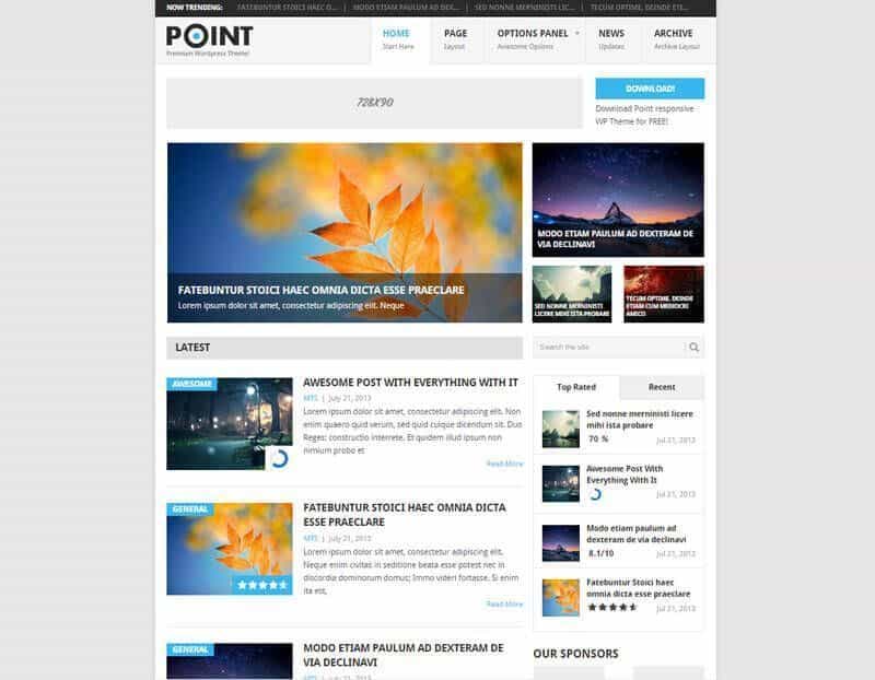 Point Multipurpose WordPress Theme