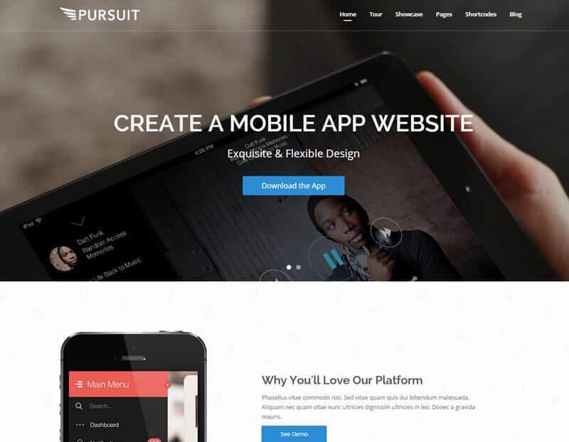 Pursuit WordPress Theme