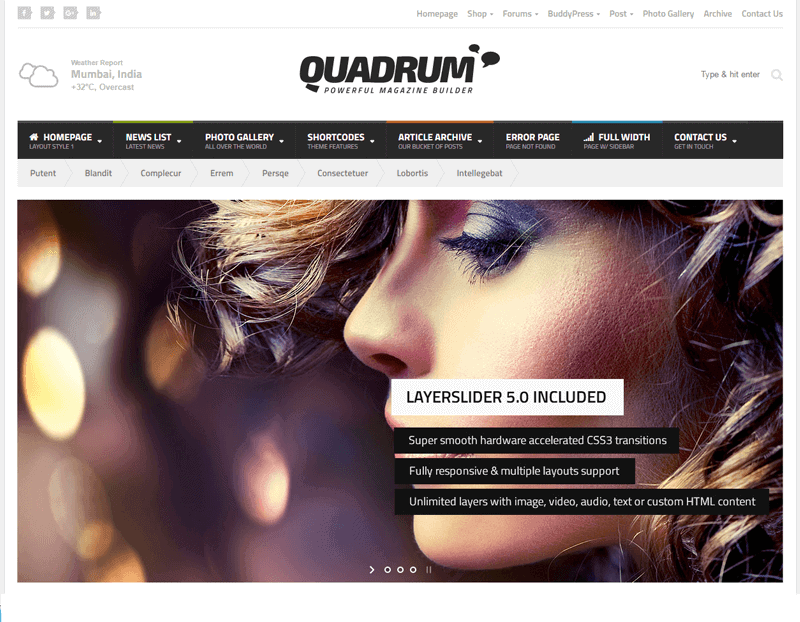 Quadrum Theme