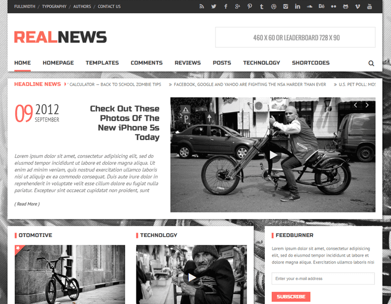 Realnews Theme