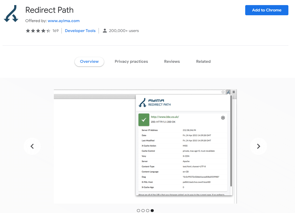 Redirect Path Chrome Extension