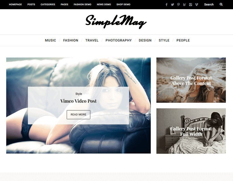 SimpleMag Theme