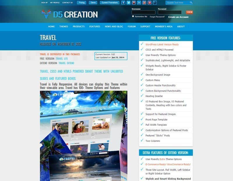 Travel Lite WordPress Theme