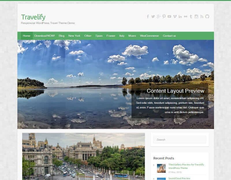 Travelify Responsive WordPress Theme