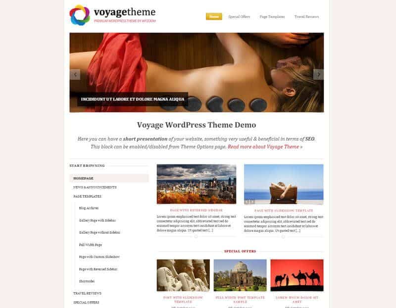 Voyage WordPress Theme