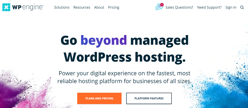 WPEngine Hosting Site