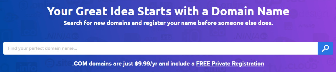 DreamHost Domain Name Registration