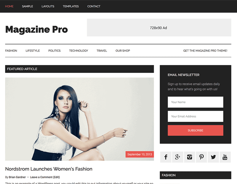 Magazine Pro Theme