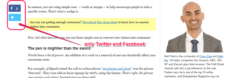 Make Easy for Readers to Share Content on Social Sites