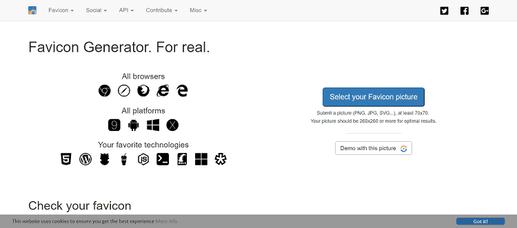 RealFaviconGenerator