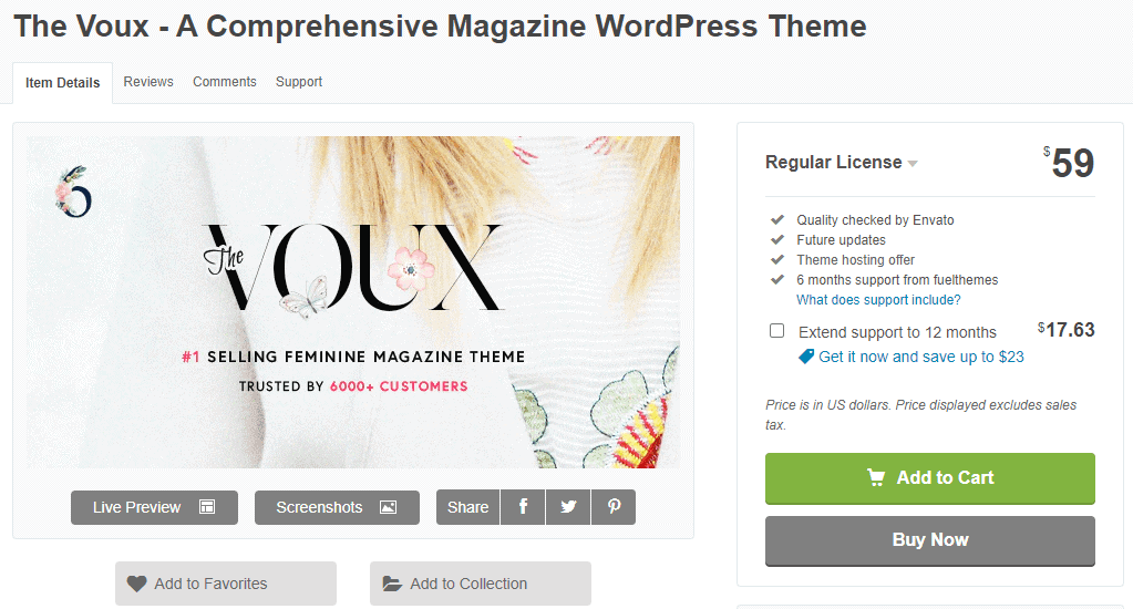 The Voux Theme